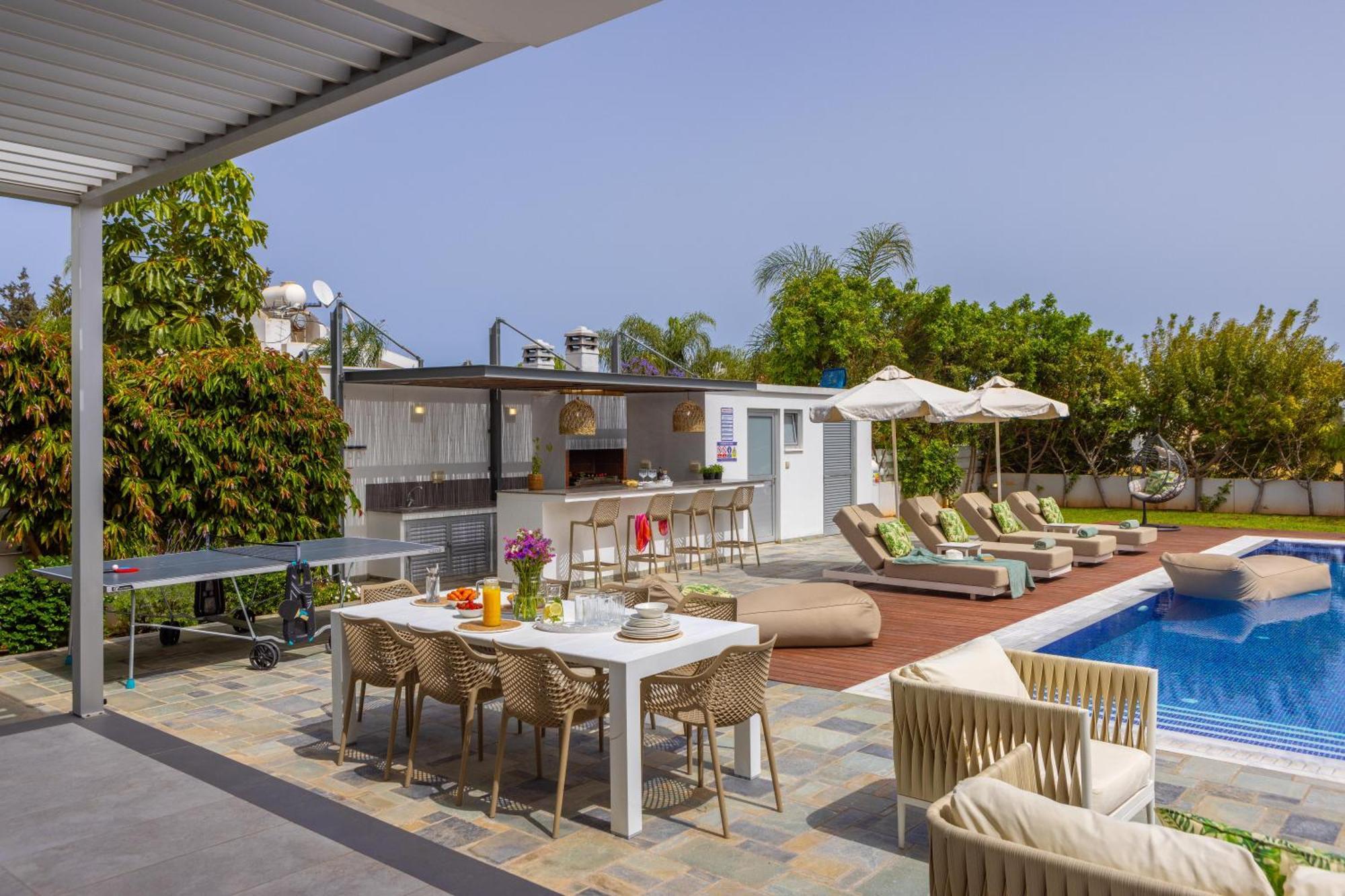Green Heaven Villa 3 Protaras Bagian luar foto